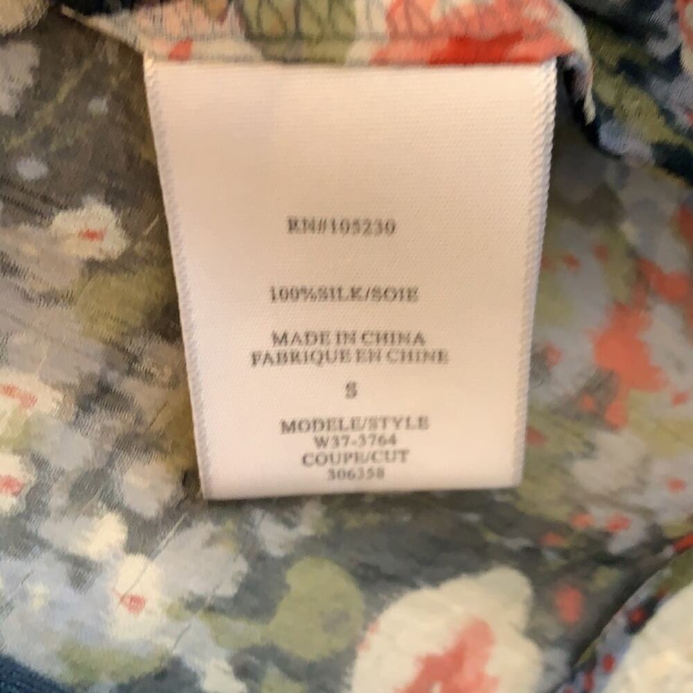 100% Silk Joie Floral Print Dress - Picture 5 of 11